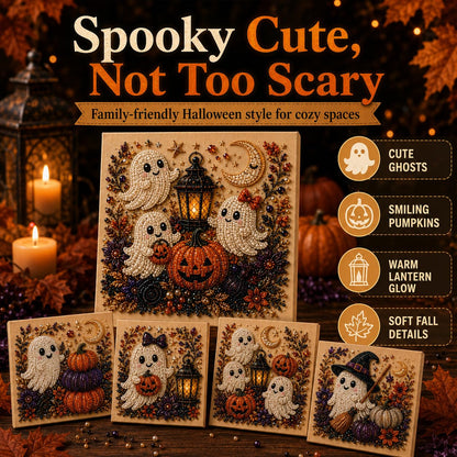 Halloween Ghost Pearl Art DIY Kit