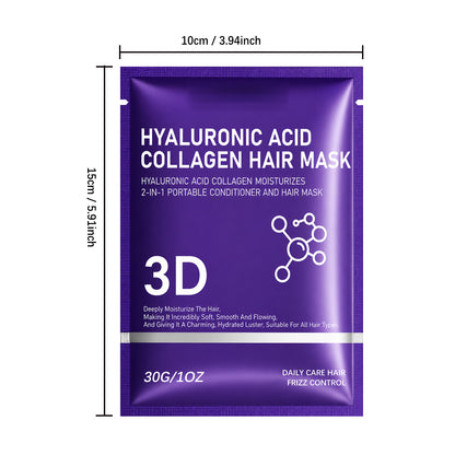 2 Pack/Set Hyaluronic Acid & Collagen Hair Mask – 2-In-1 Conditioner And Hair Mask