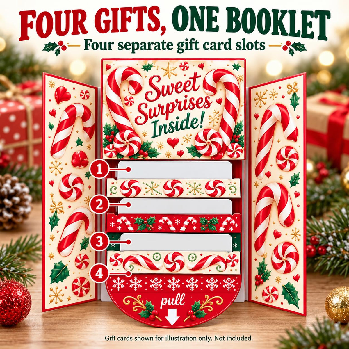 Waterfall Christmas Gift Card Booklet