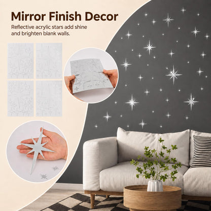 Star 3D Acrylic Decals