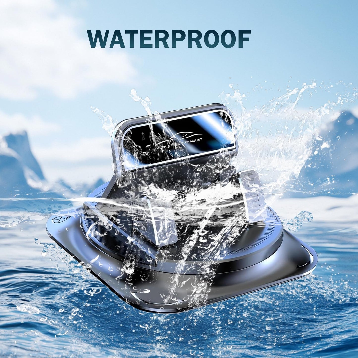 360° Rotatable Suction Car Phone Holder