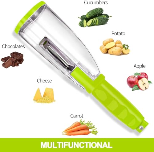 Vegetable Peeler Fruit Peeler with Container Stainless