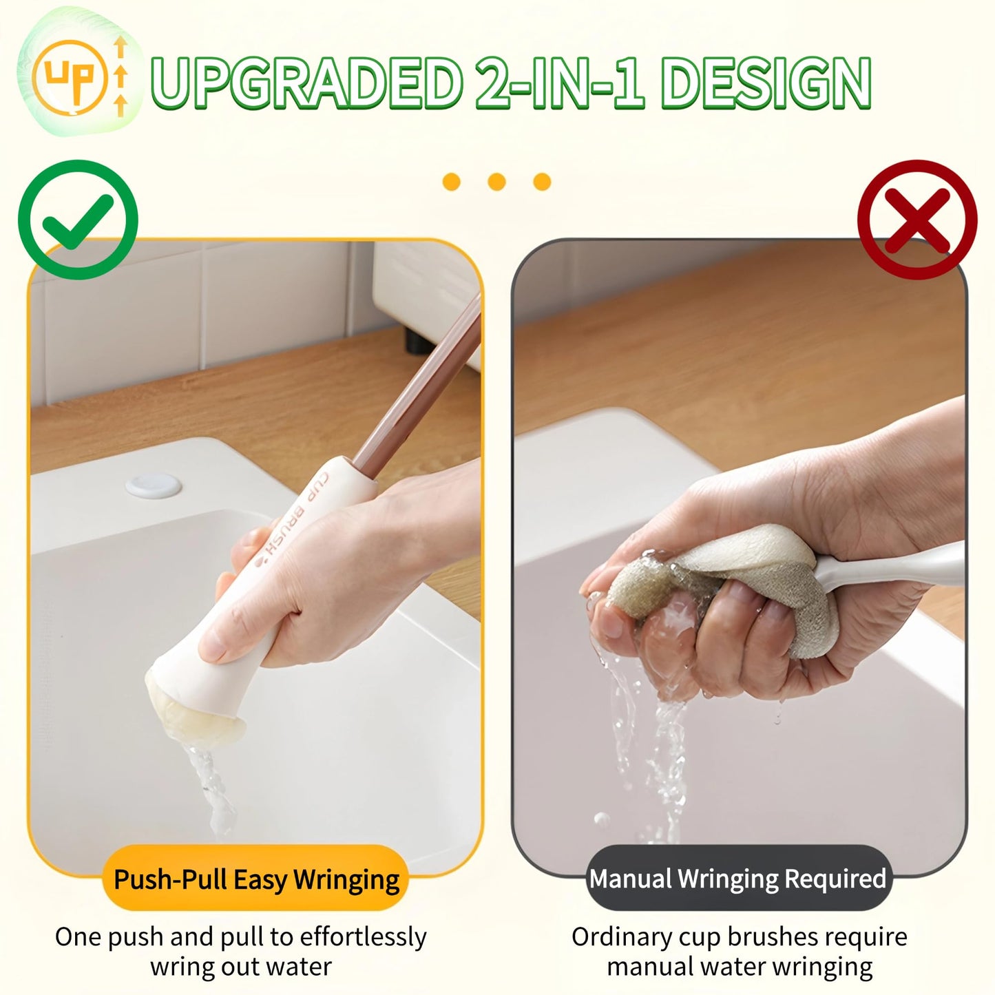 2-in-1 Cup Cleaner with Hidden Straw Detail Brush