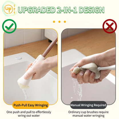 2-in-1 Cup Cleaner with Hidden Straw Detail Brush