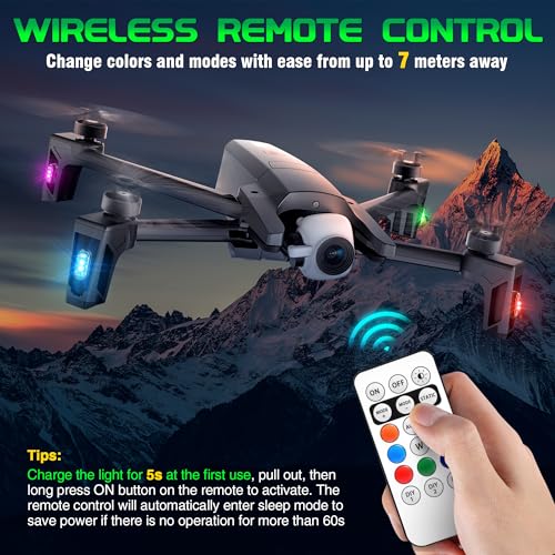 2PCS Wireless LED Strobe Lights