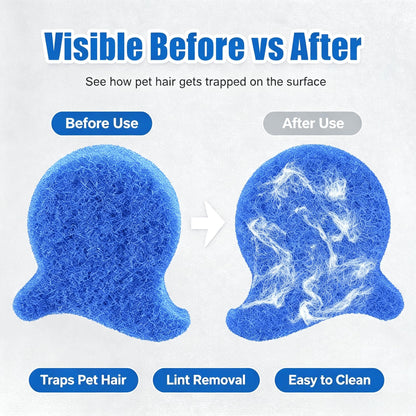 10 PCS Pet Hair Remover for Laundry or Washing Machine
