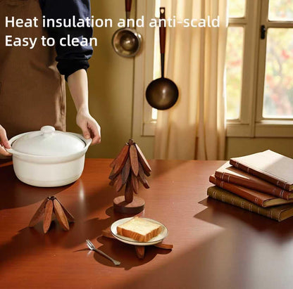 Natural Tree Trivet Set