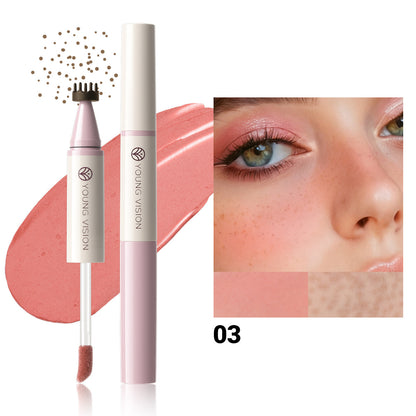 2-in-1 Freckle Stamp & Liquid Blush for Natural Daily Makeup