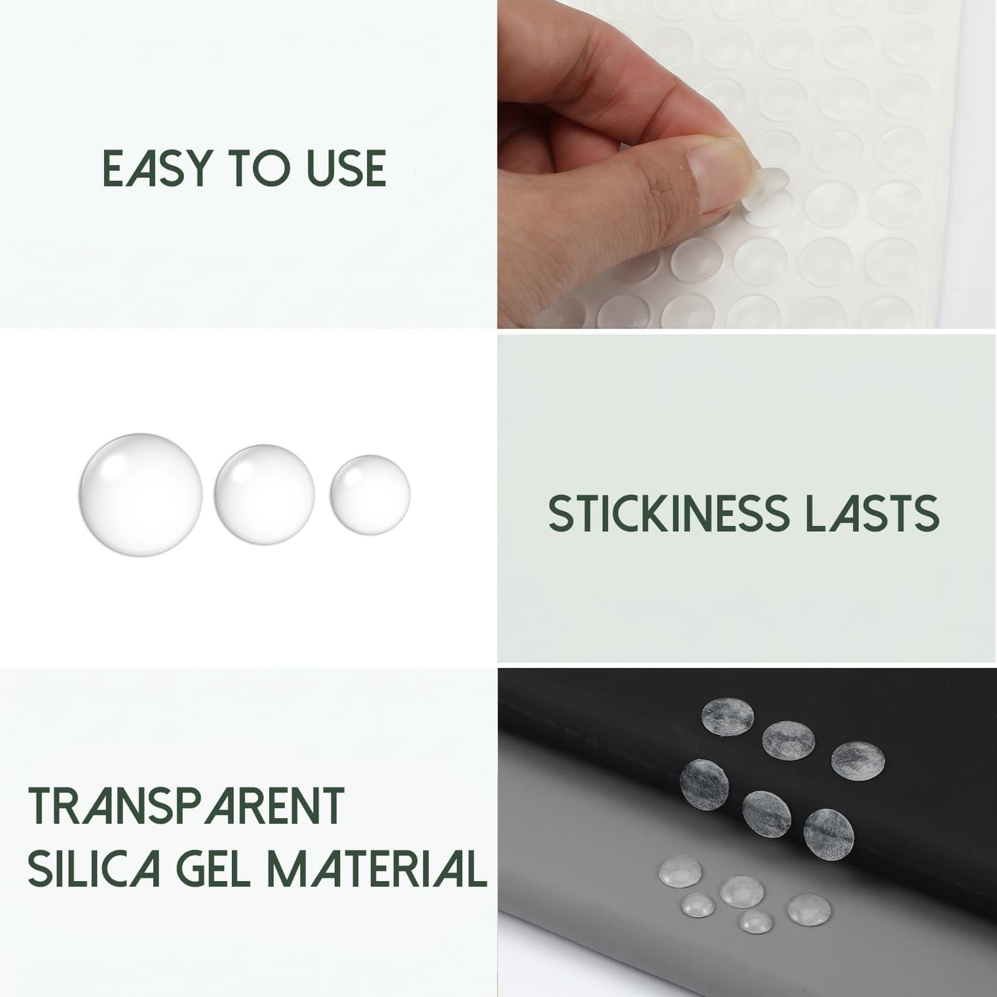 1000pcsCoins Hook Loop Self Dots