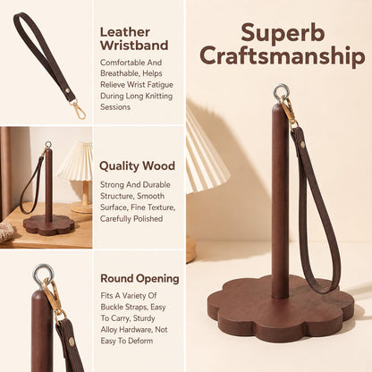 Portable Wrist Yarn Holder with Wristband