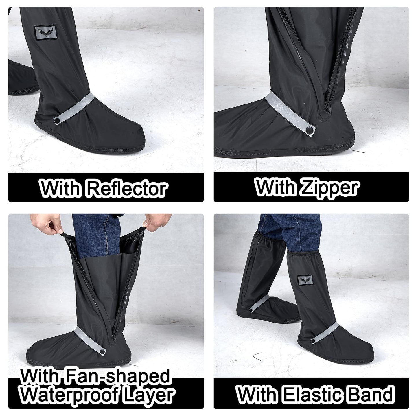 Waterproof Reusable Silicone Non-Slip Shoe Cover