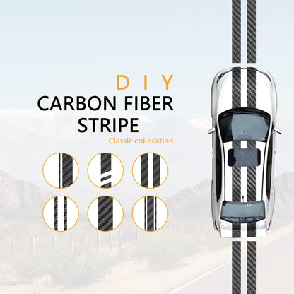 Carbon Fiber Wrap Pin Striping Tape for Cars