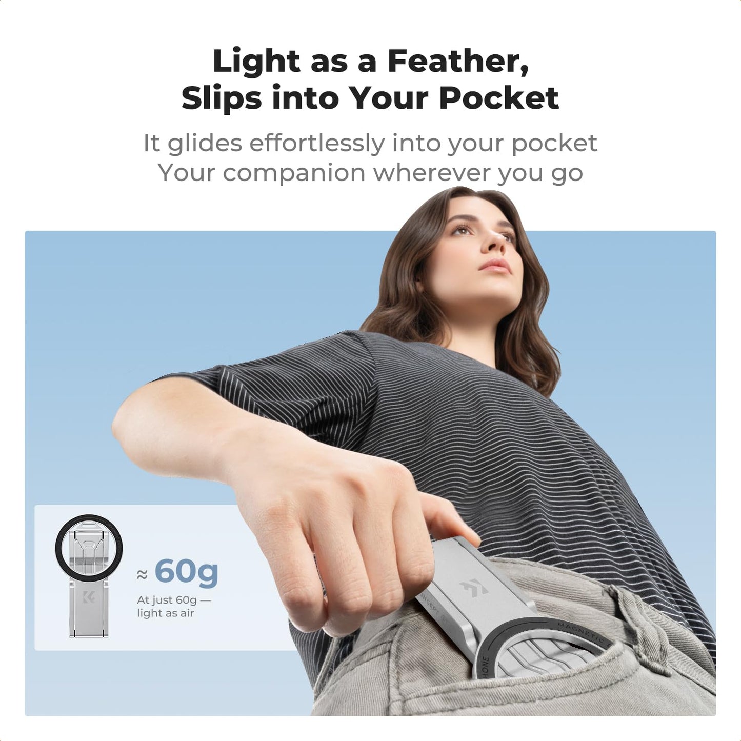 Ultra-slim Magnetic Phone Stand