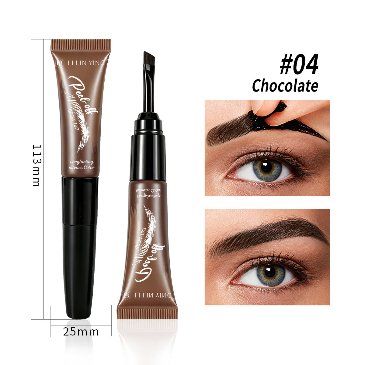 Peel Off Eyebrow Gel Sweatproof & Waterproof Brow Gel