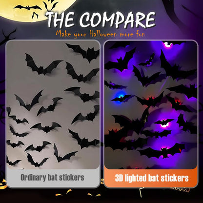 Pack Halloween Bats Wall Decor Halloween