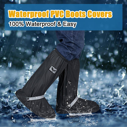 Waterproof Reusable Silicone Non-Slip Shoe Cover