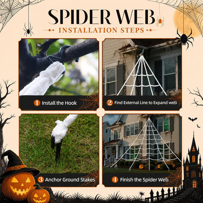 Halloween Decorations Spider Web Outdoor