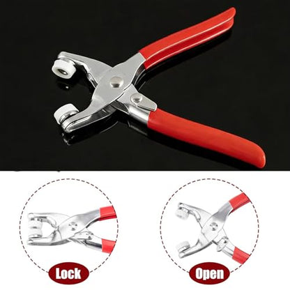 Snaps for Fabric with Fastener Pliers Press Tool Kit