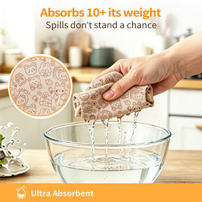 Two Volumes Tear Away Dish Cloths Rolls