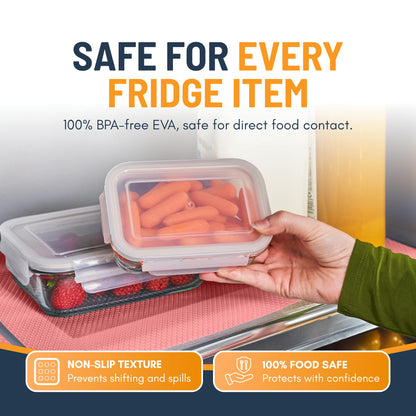 4 PCS Refrigerator Liners for Shelves