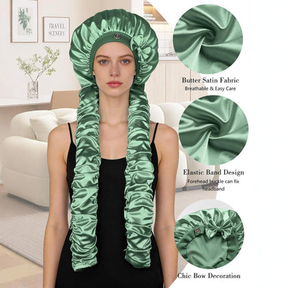 Heatless Curl Satin Bonnet for Sleeping