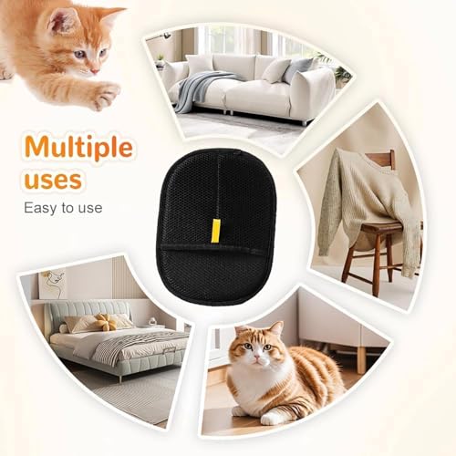 Pet Hair Removal Glove for Cats & Dogs