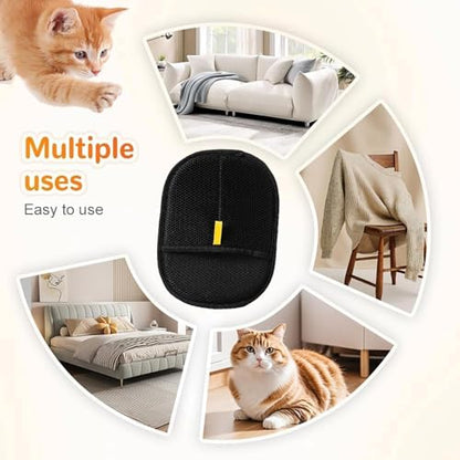 Pet Hair Removal Glove for Cats & Dogs