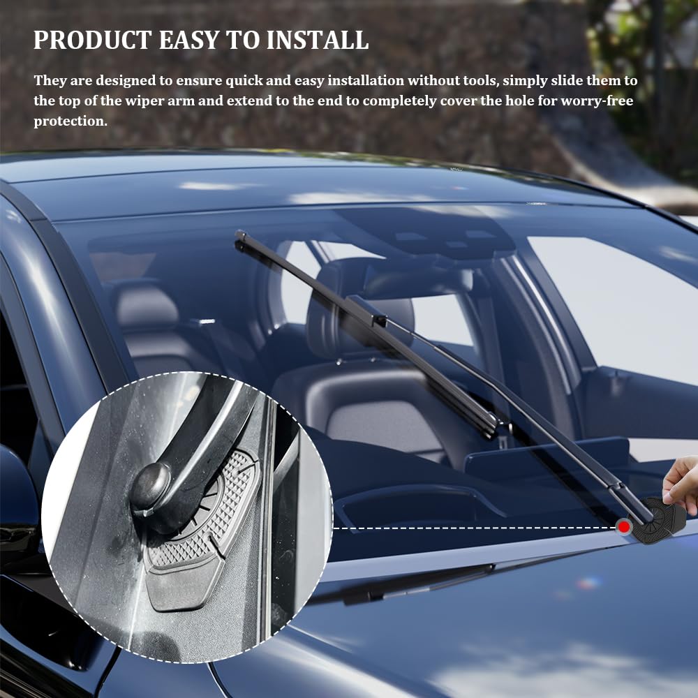 6 PCS Car Wiper Hole Protection Pad