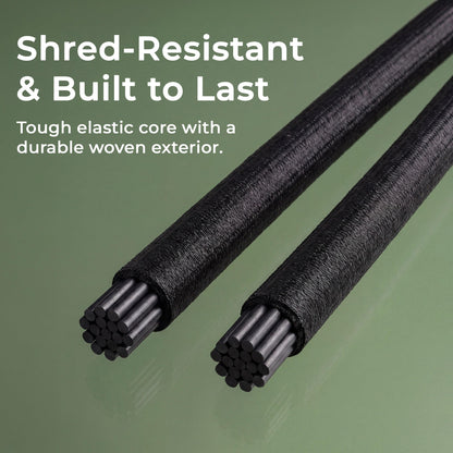Bread Tie-Free Round Shoelaces with Clips