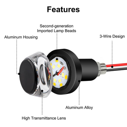 2PCS Motorcycle Turn Signal Light