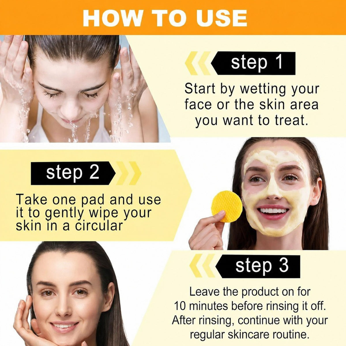 Turmeric and Kojic Acid Cleansing Pads