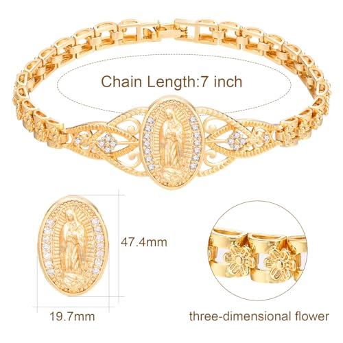Gold Catholic Bracelet for Women