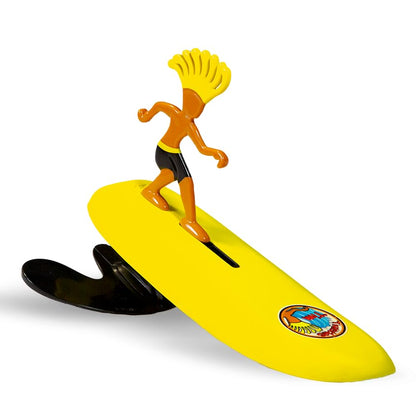 Wave Powered Mini-Surfer and Surfboard Toy