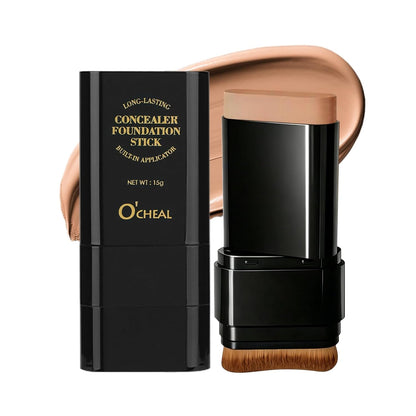 Concealer Foundation Stick with Brush for Even skin tone