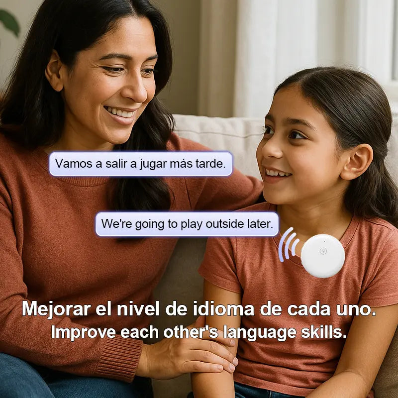 Portable Wireless AI Language Translator - Supports 139 Languages