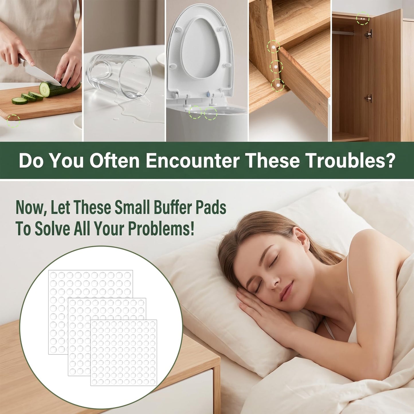1000pcsCoins Hook Loop Self Dots