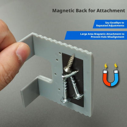 6 Pcs Magnetic Cabinet Door Hinge Spacer with Scale