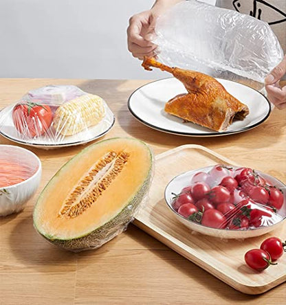 100 PCS Elastic Food Covers Fresh Keeping Bags
