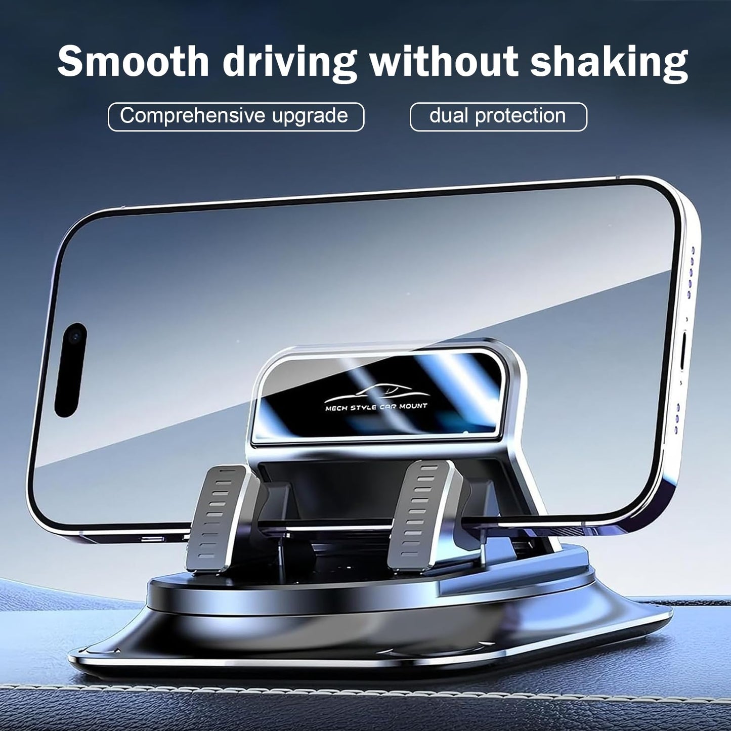 360° Rotatable Suction Car Phone Holder