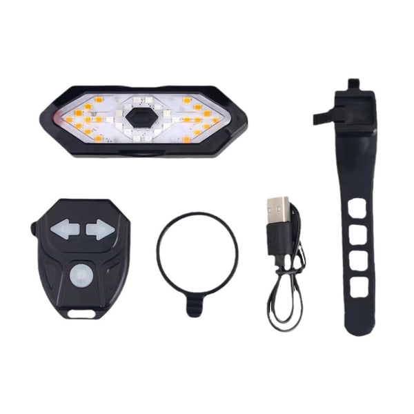 Wireless Remote-Controlled Bicycle Tail Light Set | Built-in Anti-Theft Alarm
