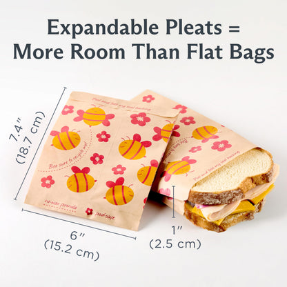 Recyclable Sealable Paper Sandwich Bags for Kids