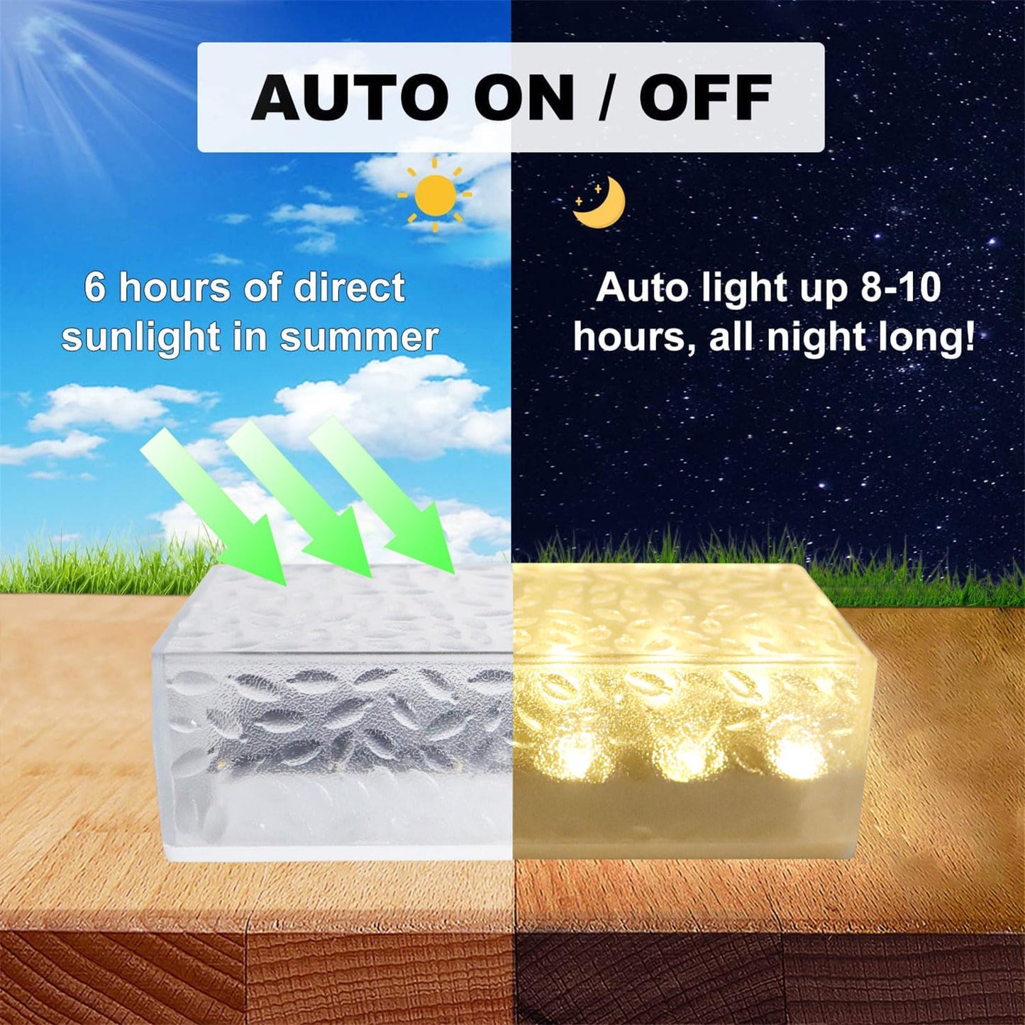 Solar Brick Ice Lights