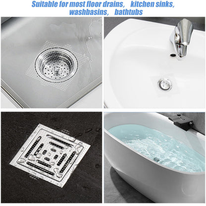 20-Pack Floor Drain Filter Adhesive Hair Trap Covers