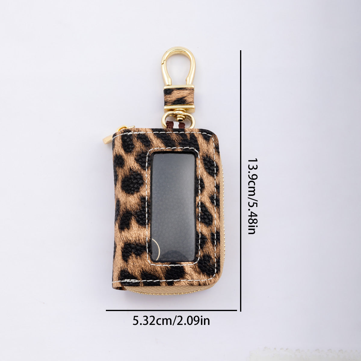 Car Key Cover – Leopard Print  Universal Smart Remote Key Protective Case
