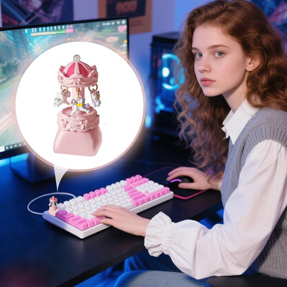 Cute Carousel Keycap