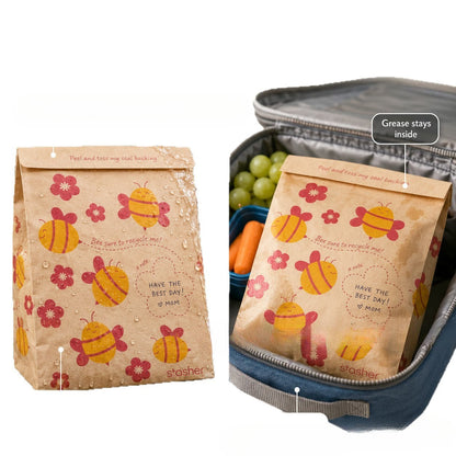 Recyclable Sealable Paper Sandwich Bags for Kids