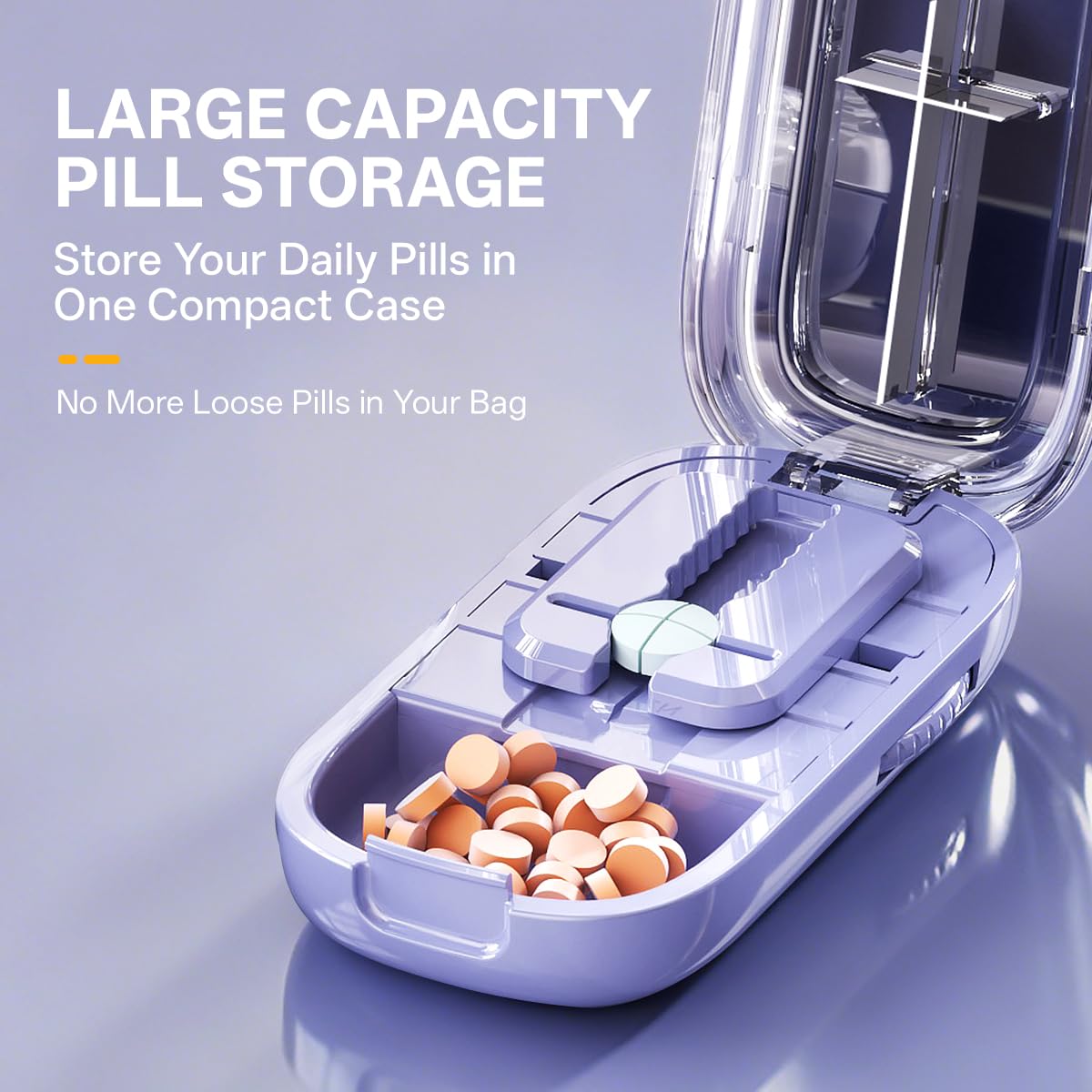 Pill Cutter Splitter for Small and Tiny Large Pills