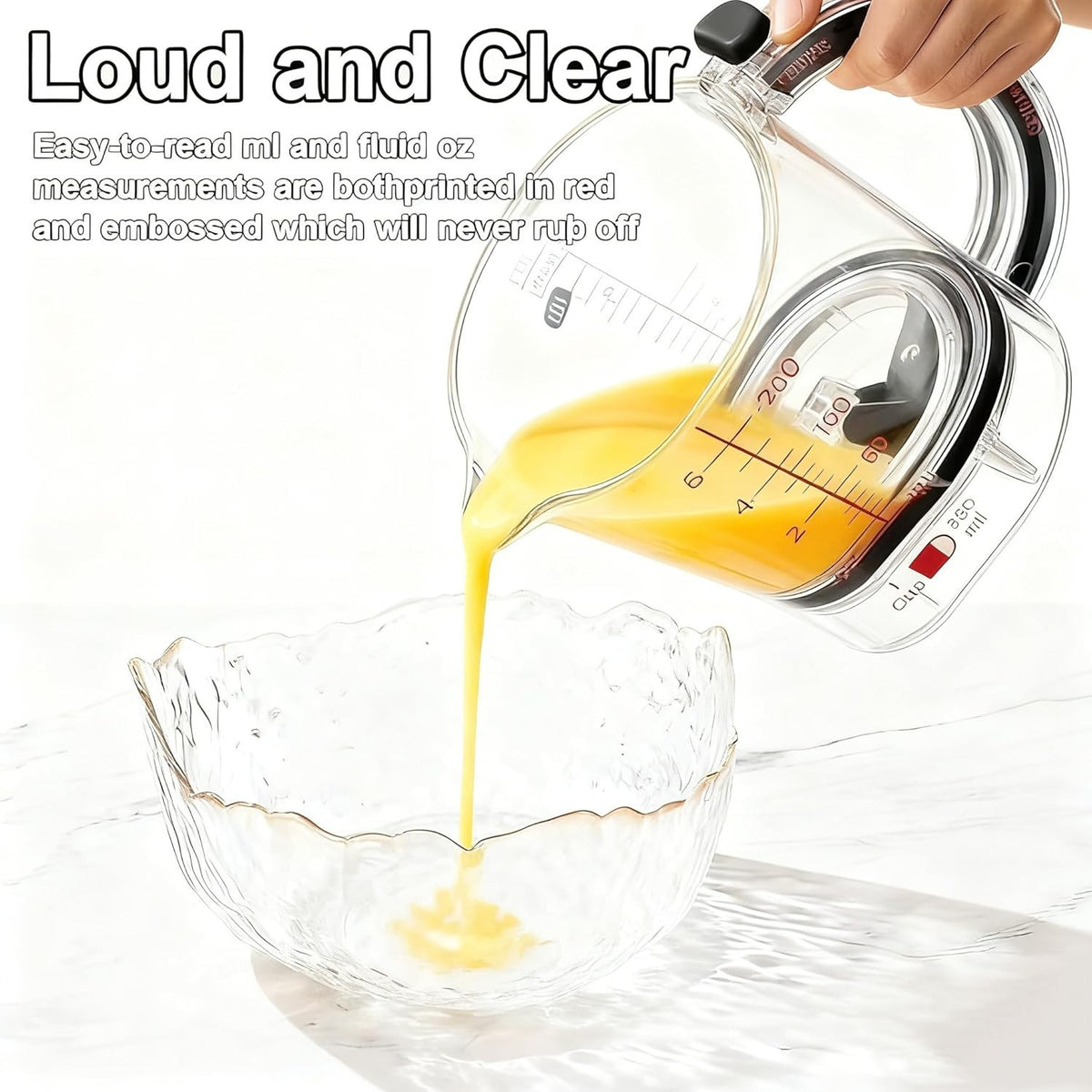 4-In-1 Adjustable Measuring Cup For Liquid & Dry