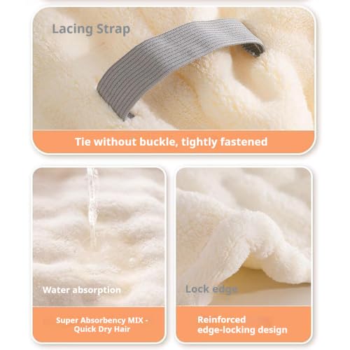 Ultra Absorbent Fast-Drying Hair Turban