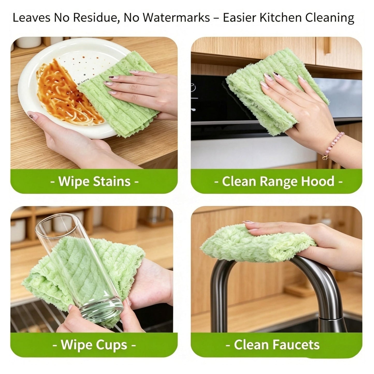 Tearable Plush Cleaning Cloth Roll